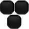 Small 70CM X70CM Durable Plastic Tuff Tray – Ideal for Mixing Cement, Sand, Plaster or Use in Messy Crafts, DIY Projects, and Outdoor Activities. (3, Black)
