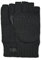 UGG Knit Flip Fäustlinge mit Leder Handflächenaufnäher, schwarz, Large-X-Large