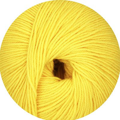 Linie 12 Street uni von Online Garne,4-fach Sockenwolle, 50 g 75% Schurwolle (Merino extrafein) 25% Polyamid, 210 m LL, superweich, 3 Maschenmarkierer zu jeder Bestellung (003 zartgelb)