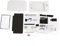 Fall für 3Dsll Replecement Case für 3Ds Ll ABS Full Housing Case Cover Shell Repair Parts Replacement Kit für 3Ds XL (Weiß)