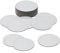 YXYAOLEE 10 x Small Mirror Plastic Mirror Round Mirror Self-Adhesive Acrylic Mini Mirror Tiles Tiny Mirror Sticker Mirror Tray for Craft Decoration DIY Projects Supplies (10 x 10 cm)