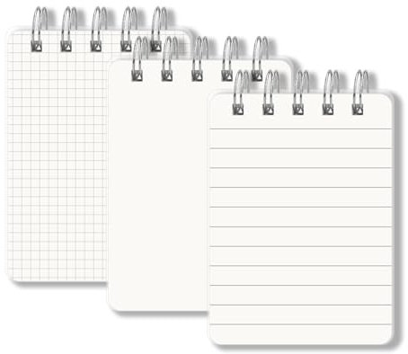 Valtiner 240 Blatt Karteikarten, 7,6 x 10,2 cm, blanko, spiralförmig, zum Lernen, Notizen, Lernkarten für Büro, Schule und Universität (weiß)