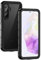 Lanhiem Funda Impermeable Samsung A35 5G Compatible con Sensor de Huellas Carcasa IP68 Resistente Al Agua [Protección de 360 Grados], Carcasa para Galaxy A35,Negro