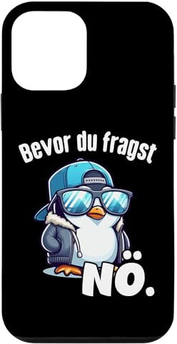 T-Shirt Herren lustige Sprüche Bevor du fragst Nö Lustiges Hülle für iPhone 12 mini