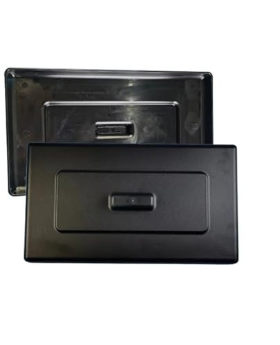 Two Pieces Plastic Cover 34 X 19.5 CM Mix Hoppers Lid, Compatible With VEVOR Soft Serve Ice Cream Machines Fittings Factory Supply