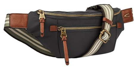 camel active Damen Gürteltasche mit verstellbarem Trageriemen Schwarz, Womenswear-M
