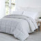 HOMEROKK Couette 220 X 240 cm Gris 450GR/M² Microfibre Douce - Qualité supérieure - (2 Places)