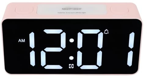 Super lauter Wecker für Langschläfer, 12 24 Digitaluhr mit Bettrüttler, farbigem Nachtlicht, USB-Ladegerät, Vibrationswecker mit Einstellbarer Lautstärke für Kinder, Jugendliche