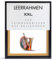 NB Akzent Schattenfugenrahmen XXL 80x120 cm - Schwarz – Leerrahmen mit Tiefeneffekt aus MDF Holz in zerlegter Form – für Leinwandbilder auf Keilrahmen
