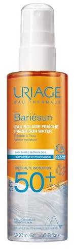 Uriage Bariesun Fresh Sun Water SPF50+ 200 ml – Leichtes, erfrischendes Sonnenschutzspray für Gesicht & Körper, hoher UVA/UVB-Schutz, wasserfest, ideal für empfindliche Haut, schnell einziehend.