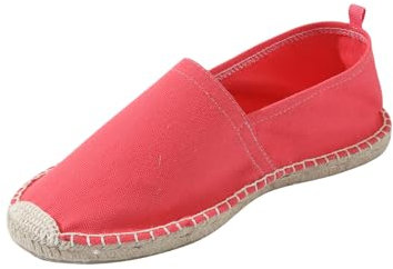 R-ISLAND Alpargata para Mujer,Adulto,Comodas,Ligeras,Genial para casa Exterior.(Rosa 39)
