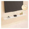 Banc TV Étagères TV flottantes, étagère TV Murale 63,0/70,8 avec lumière LED, étagères de Rangement Modernes en Bois Massif, étagère Murale sous Les téléviseurs Meuble TV(Blanc,180cm)