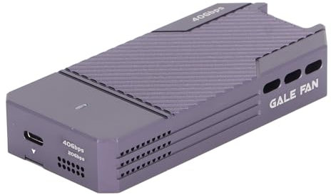 POENVFPO M.2 NVME SSD Disco Duro CARBAJE DE ALUMENTA Alta Velocidad USB 4.0 Hoja del Disco Duro para OS X para UNA Capacidad DE 4 TB