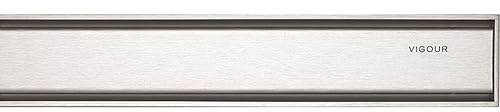 VIGOUR Designrost individual 3.0 Edelstahl 1000mm für Duschrinne | V3DR100E