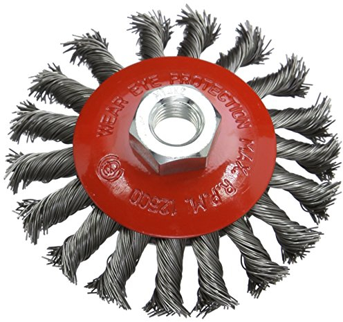 Silverline Tools 633510 - Cepillo cónico de acero trenzado (100 mm)