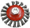 Silverline 633510 Steel Twist-Knot Brush 100 mm