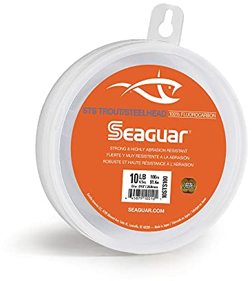 Seaguar Unisex-Erwachsene 10STS100 Angelrolle, Köderguss, Angelrute, farblos, 10lbs/100yds