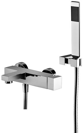 Miscelatore vasca esterno ELLE Paffoni EL023 - con duplex doccia a snodo - con doccetta e flessibile