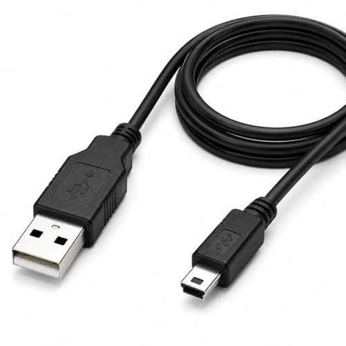 Replacement USB Charging & Data Cable for Creative Zen Players – Compatible with Zen Vision:M, Vision:W, Zen Stone, Zen Micro, MicroPhoto, Sleek, Sleek Photo, X‑Fi Style, X‑Fi2 – 1.8m Cable