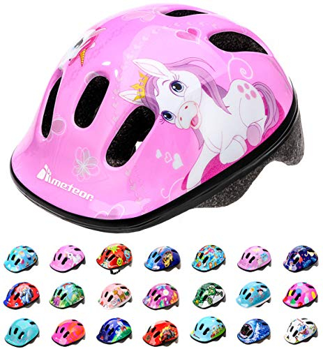 meteor Casco Bici Ideale per Bambini - Caschi Perfetto per Downhill Enduro Ciclismo MTB Scooter - Helmet per Tutte Le Forme di Attività in Bicicletta Helmo