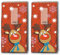 20 Taschentücher (2x 10) Taschentücher Mit der roten Nase/Rentier / Winter/Weihnachten