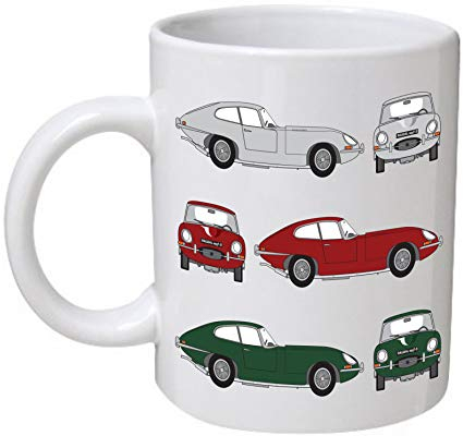 Jaguar E Type Classic Car Mug