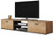 Mirjan24 TV Lowboard 180 Soho S3, Eiche Lefkas/Eiche Lefkas + Schwarz