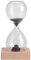 Hourglass Minuteur magnétique sablier soufflé Sand Timer Table de décoration Dispaly avec Base