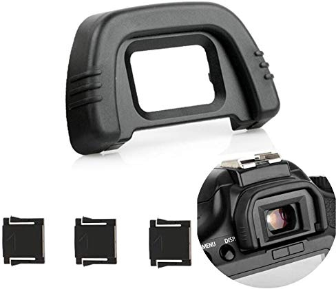 Fotover Augenmuschel Okularmuschel Okular Sucher für Nikon D7000 D750 D610 D600 D300 D200 D100 D90 D80 D70 D70s Kameras Ersetzt Nikon DK-21 Okular mit Blitzschuhabdeckung(3 Stück)