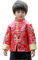 Hooyi Garçons Chinois Costume Traditionnel Vêtements Enfants Manteau Matelassé Chinois Tenue Printemps Festival Garçon Survêtement