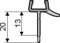 Hüppe Dichtleiste 6 mm Viertelkreis 1/4 Kreis Dichtung für Classics, Aura, Enjoy, 501 Design, 1002 Joop