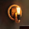 Vintage Wandleuchte Amerikanische Retro Industrial Seillampe Persönlichkeit Bar Eisen Wandlampe Loft Restaurant Korridor Wohnzimmer Balkon Gänge Wandleuchten (Keine Lichtquelle)