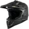 G-Mac Sting Evo Off Road Motocross Dirt Bike ATV MX Motorbike Helmet (Matt Black, L)