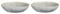Denby - Halo Speckle Pasta Bowls Set of 2 - Grey, Neutral Patterned Dishwasher Microwave Safe Crockery 1050ml - Glazed Ceramic Stoneware Tableware - Chip & Crack Resistant
