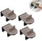 4 Pack Cerradura de seguridad para ventana corredera ajustable, puerta corredera ajustable, protección para niños, cerradura de seguridad para ventanas