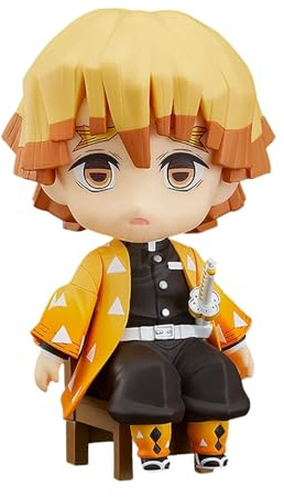 Goodsmile Demon Slayer - Zenitsu Agatsuma - Figurine Nendoroid Swacchao 9cm | Demon Slayer Kimetsu No Yaiba Actionfigur Nendoroid Swacchao - Zenitsu Agatsuma