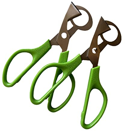 2Pcs Stainless Steel Quail Egg Scissors - Egg Slicer Pigeon Shell Separator Quail Egg Peeler Kitchen Scissor Egg Cracker