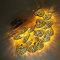 LED Fairy Lights, 8.2 Ft/2.5 M 20PCS Heart Shaped LED String Lights Battery Operated Decorative Light Copper Wire Fairy Lights for Party