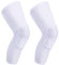 Laiiqi Compression Knee Pads Leg Sleeve, Hex Knee Pads for Basketball Honeycomb Anti Collision Knee Pads Long Kneepads Non-Slip Football Knee Pads for Youth Adult (A Pair White/S)
