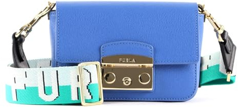 Furla Metropolis Mini Crossbody Webbin Onda + Minty Emerald