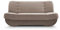 mb-moebel Sofa mit Schlaffunktion und Bettkasten, Kippsofa Schlafsofa Clic-Clack Couch für Wohnzimmer Federkern Sofagarnitur Polstersofa 192x90x87 cm - PAFOS (SORO 13 - Beige)