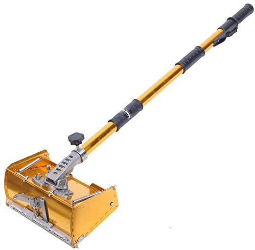 10 Trockenbau Kelle Drywall Flat Finishing Werkzeuge Eckrolle Verstellbarer 98Cm~180Cm Griff,Teleskopstange Aus Aluminiumlegierung,Professionelles Dekorationsputzmesser