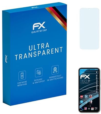 atFoliX Schutzfolie kompatibel mit Samsung Galaxy A54 5G Folie, ultraklare FX Displayschutzfolie (3X)