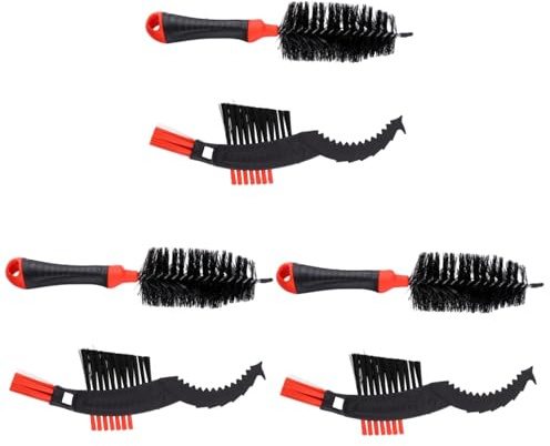 Toddmomy 6 Stk Fahrradkettenbürste Radwaschbürste Kettenreiniger Mtb Reifenbürste Fahrradkettenreinigungswerkzeug Schrubbbürste Für Auto Rennrad Kettenbürste Reinigungsbürste Nylon Sauber