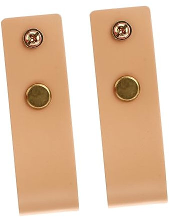 Veemoon 2st Lederschrankgriff Küchenschränke Zieht Lederkommode Griffe Ledertürgriff Küchenschrankknopf Ledermöbel Ziehen Griff Leder Kleiderschrank Griff Ledertürknauf Ringe Taschen