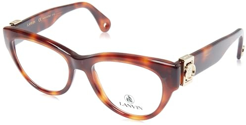 Lanvin LNV2626 214 Havana Eyewear Woman Acetato, Cat Eye, 52