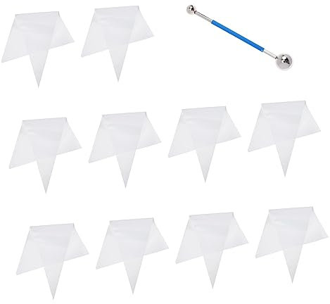 HEMOTON 20 Pezzi Borsa da puntamento in cemento sacchi di cemento sabbia à poche per malta sacchi per malta per piastrelle strumento per tubazioni in cemento Fai da te tubatura mortaio