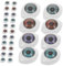 TEHAUX Contacts Lenses 200 Pcs Puppet Eyes Plush Baby Doll Jewelry Beads Doll Making Pendant Acrylic Eyeballs Party Eyeball Decoration Hand Toys Stuffed Toy Eyeballs Toy Oval Props