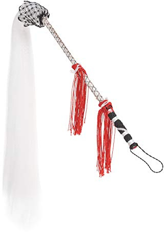 Fouet d'arts Martiaux, Fouet en Queue de Cheval pour Taoïste, Fil de Nylon Fujiki pour Taoïste Chinois, Fouet Anti-poussière Bouddhiste, Queue de Cheval
