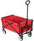 CRBUDY Festival Trolley Camping Trolley Garten Trolley Tragbare Utility Wagon Klapp Garten Trolley Warenkorb Heavy Duty Wagon Einkaufswagen Strand Trolley Fo